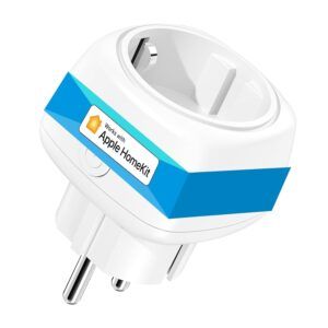 Enchufe inteligente Meross Smart Wi-Fi Plug Mini compatible con Alexa y Google Assistant, permite control remoto por app, programación de horarios y control de dispositivos eléctricos desde el teléfono, ideal para automatizar el hogar