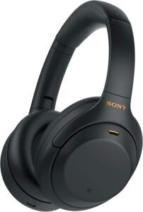 Auriculares Sony WH-1000XM4 con cancelación de ruido líder en la industria, calidad de sonido premium, tecnología de inteligencia artificial, conectividad Bluetooth multipunto y batería de larga duración, compatibles con Alexa y Google Assistant para una experiencia auditiva avanzada y personalizada